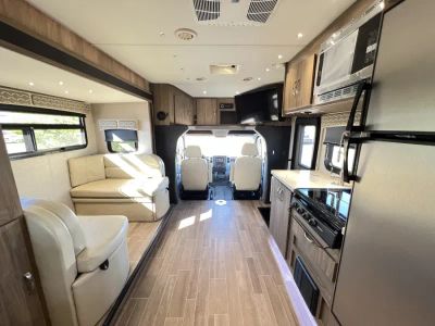 2019 Dynamax ISATA 3 — rear three-quarter view