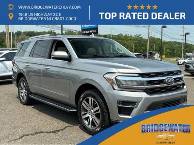 2022 Ford Expedition Limited in Silver — front three-quarter view