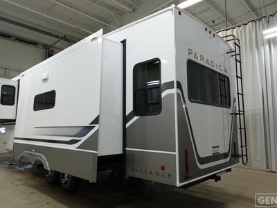 2026 Alliance RV Paradigm — rear three-quarter view