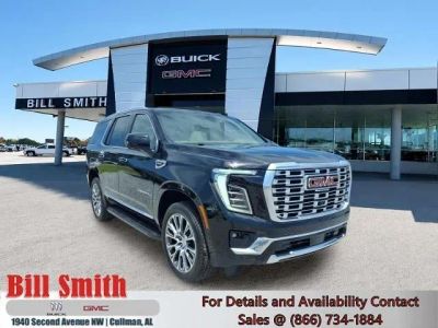 2026 GMC Yukon Denali in Onyx Black — front three-quarter view
