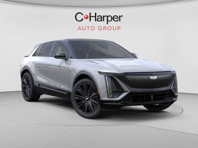 2026 Cadillac LYRIQ Sport in Argent Silver Metallic — front three-quarter view