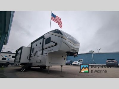 2026 Keystone RV Cougar Half-Ton — front three-quarter view