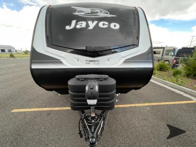 2026 Jayco Jay Feather — rear three-quarter view
