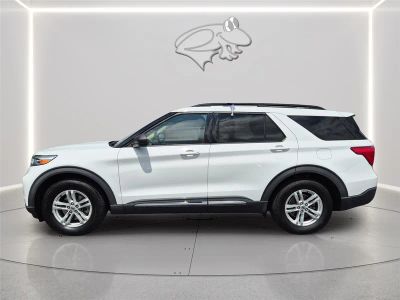 2020 Ford Explorer — rear three-quarter view
