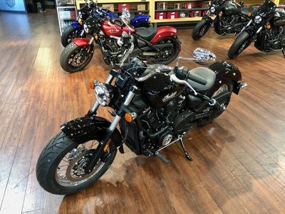 2025 Indian Motorcycle Scout Classic Limited Black Metallic — side profile view