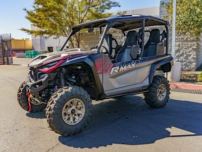 2024 Yamaha Wolverine RMAX4 1000 XT-R — rear three-quarter view