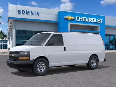 2025 Chevrolet Express Cargo — rear three-quarter view