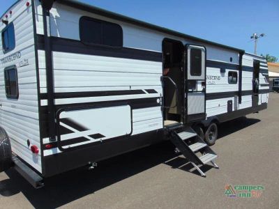 2024 Grand Design Transcend Xplor — rear three-quarter view