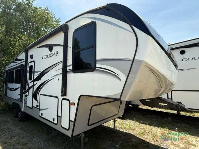 2021 Keystone RV Cougar — front three-quarter view