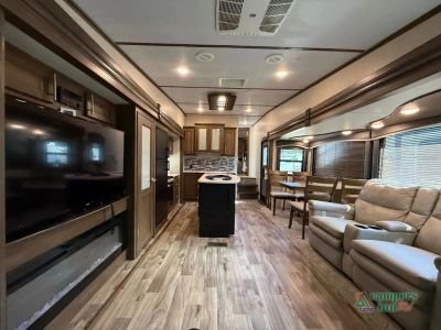 2021 Keystone RV Cougar — rear three-quarter view