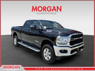 2024 Ram 2500 Big Horn in Black — front three-quarter view