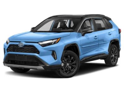 2024 Toyota RAV4 Hybrid XSE in Magnetic Gray Metallic/Midnight Black Metallic — front three-quarter view