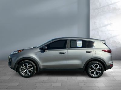 2022 Kia Sportage — rear three-quarter view