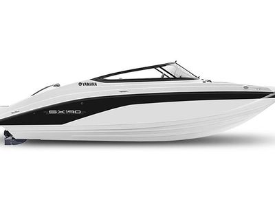 2025 Yamaha Boats SX190 4STAR-BLACK-PAINTED — side profile view