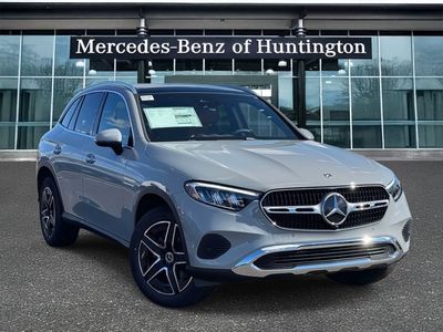 2026 Mercedes-Benz GLC 300 in MANUFAKTUR Alpine Grey — front three-quarter view
