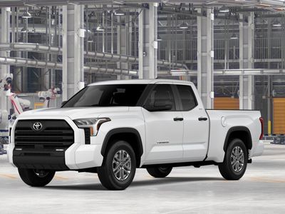 2026 Toyota Tundra SR5 in Ice Cap — front three-quarter view