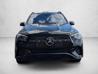 2026 Mercedes-Benz GLE 580 GLE 580 4MATIC &reg; SUV in Obsidian Black — front three-quarter view