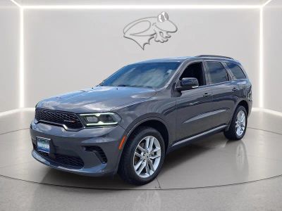2024 Dodge Durango GT Plus in Vapor Gray — front three-quarter view
