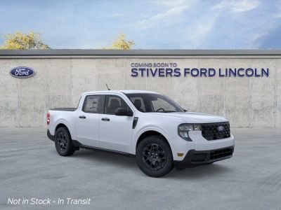 2026 Ford Maverick XLT in Space White Metallic — front three-quarter view