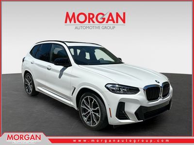 2023 BMW X3 M40i in White — front three-quarter view