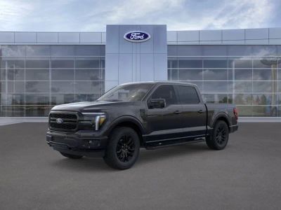 2026 Ford F-150 in Agate Black — front three-quarter view