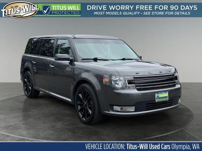 2016 Ford Flex SEL in Magnetic — front three-quarter view