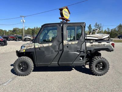 2026 Polaris Ranger Crew XP 1000 NorthStar Edition Premium R26RSU99A9 in Polaris Pursuit Camo — front three-quarter view