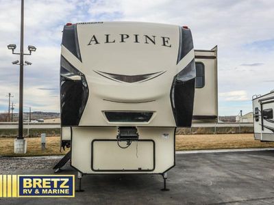 2019 Keystone RV Alpine — rear three-quarter view