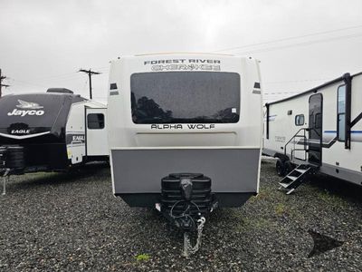 2026 Forest River RV Cherokee Alpha Wolf — rear three-quarter view