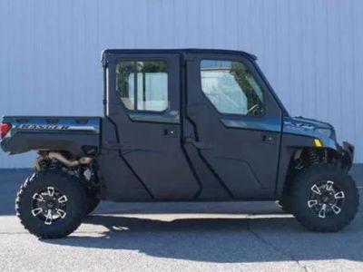 2026 Polaris® Ranger Crew XP 1000 NorthStar Edition Ultimate Blue Labyrinth — front three-quarter view
