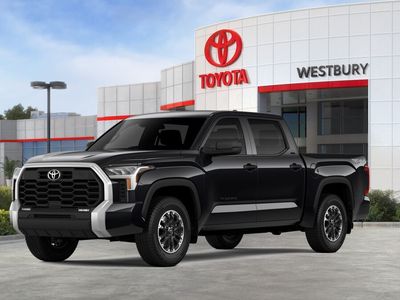 2026 Toyota Tundra SR5 in Midnight Black Metallic — front three-quarter view