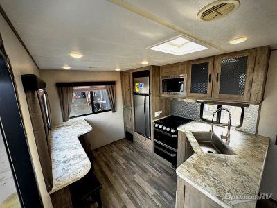 2019 Forest River Vibe — rear three-quarter view