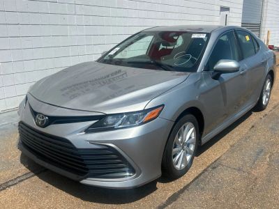 2024 Toyota Camry LE — front three-quarter view