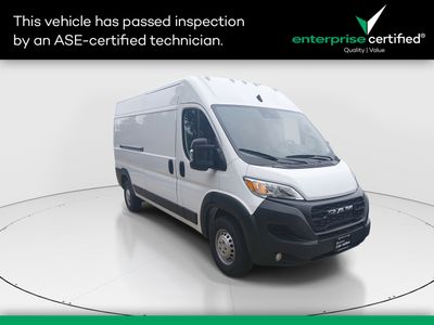 2024 Ram ProMaster Cargo Van Tradesman 2500 High Roof 159" WB w/Pass Seat — front three-quarter view