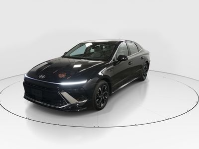 2024 Hyundai Sonata — rear three-quarter view