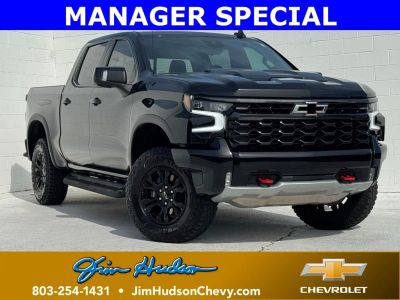 2024 Chevrolet Silverado 1500 in Black — front three-quarter view
