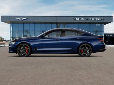 2026 Genesis G70 — rear three-quarter view