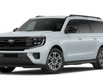 2026 Ford Expedition MAX Active in Space Silver Metallic — front three-quarter view