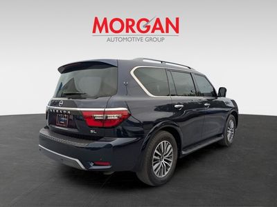 2023 Nissan Armada — rear three-quarter view