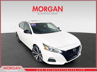 2020 Nissan Altima 2.5 SR in White — front three-quarter view