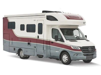 2027 Winnebago View — front three-quarter view