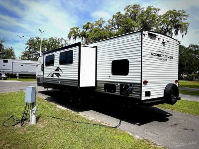 2026 Forest River Viking — rear three-quarter view