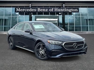 2026 Mercedes-Benz E-Class E 350 in Nautical Blue Metallic — front three-quarter view