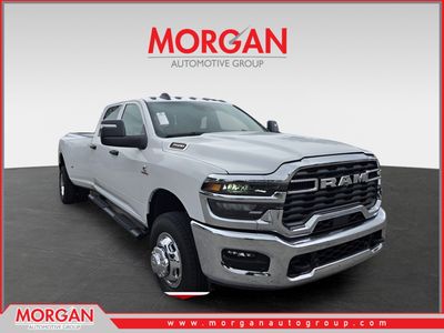 2026 Ram 3500 Tradesman in White — front three-quarter view
