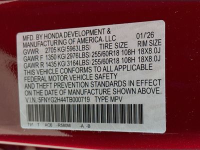 2026 Honda Pilot — photo 36 view