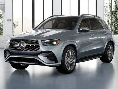 2026 Mercedes-Benz GLE 350 in Cirrus Silver Metallic — front three-quarter view