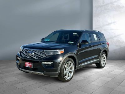 2020 Ford Explorer — front three-quarter view