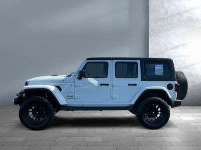 2021 Jeep Wrangler Unlimited — rear three-quarter view