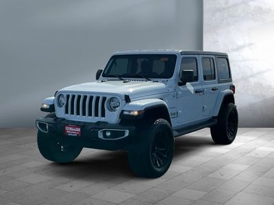 2021 Jeep Wrangler Unlimited — front three-quarter view