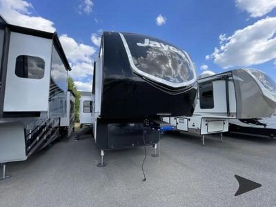 2026 Jayco North Point — rear three-quarter view
